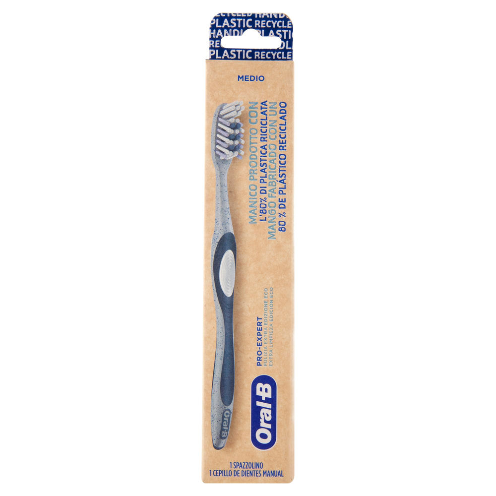 SPAZZOLINO MANUALE ORAL-B CROSS ACTION ECO COLLECTION SOFT PZ.1 - 0