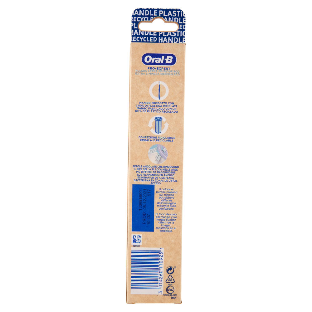 SPAZZOLINO MANUALE ORAL-B CROSS ACTION ECO COLLECTION SOFT PZ.1 - 1