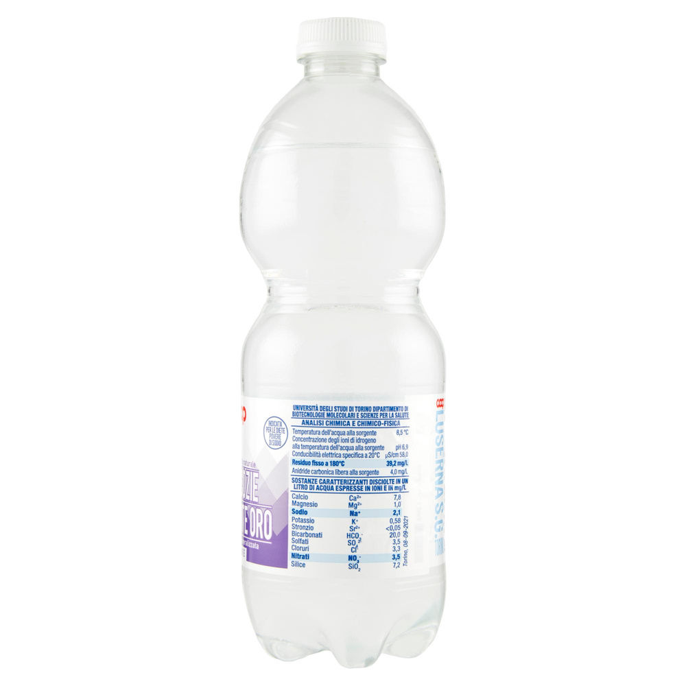 ACQUA MINERALE COOP FRIZZANTE MIN. MINER. FONTE ORO 30% RPET ML 500 - 7