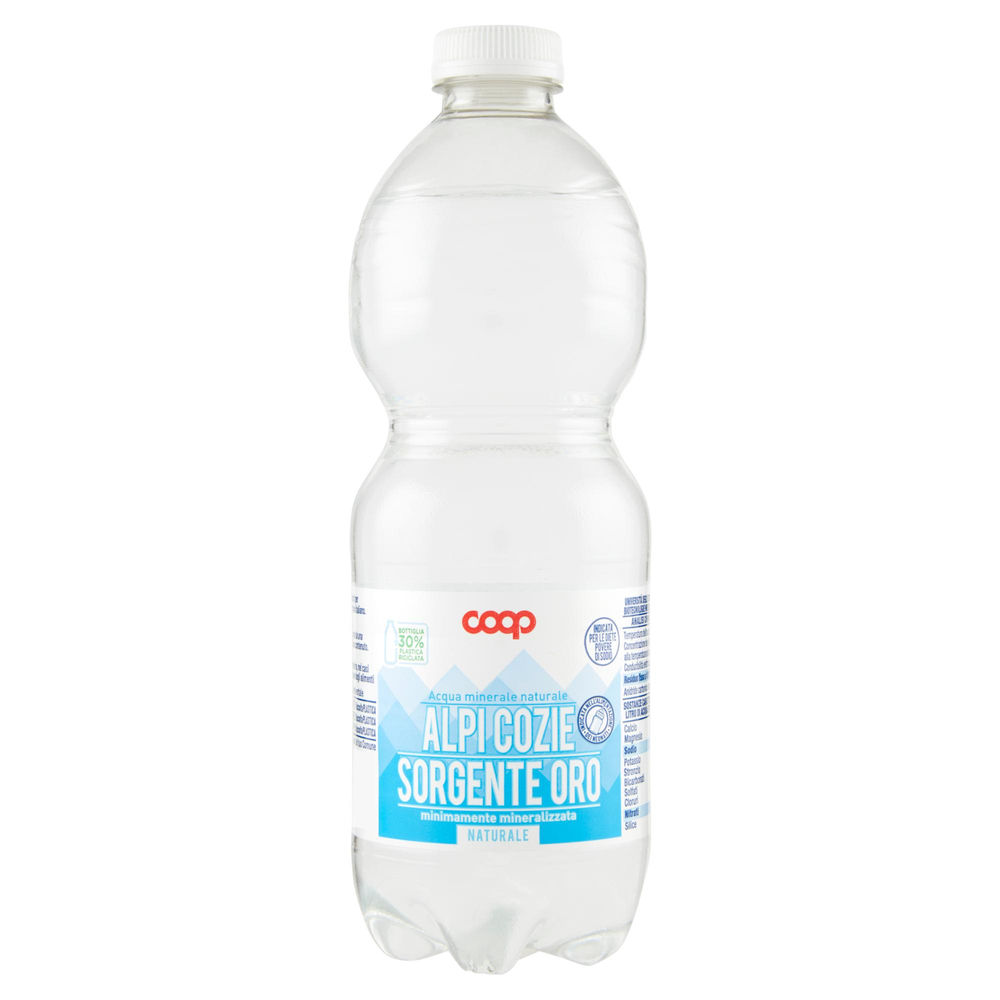 ACQUA MINERALE COOP NATURALE MIN. MINER. FONTE ORO 30% RPET ML 500 - 0