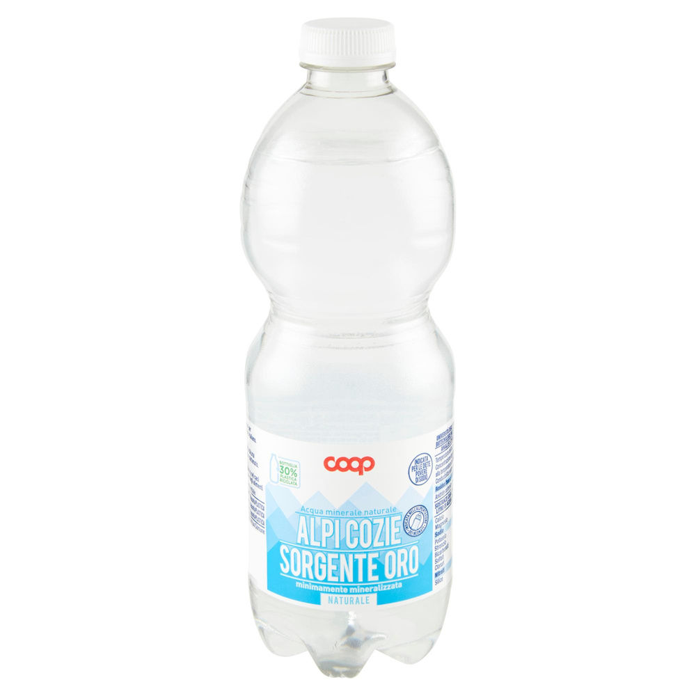 ACQUA MINERALE COOP NATURALE MIN. MINER. FONTE ORO 30% RPET ML 500 - 2