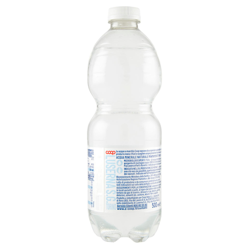 ACQUA MINERALE COOP NATURALE MIN. MINER. FONTE ORO 30% RPET ML 500 - 1