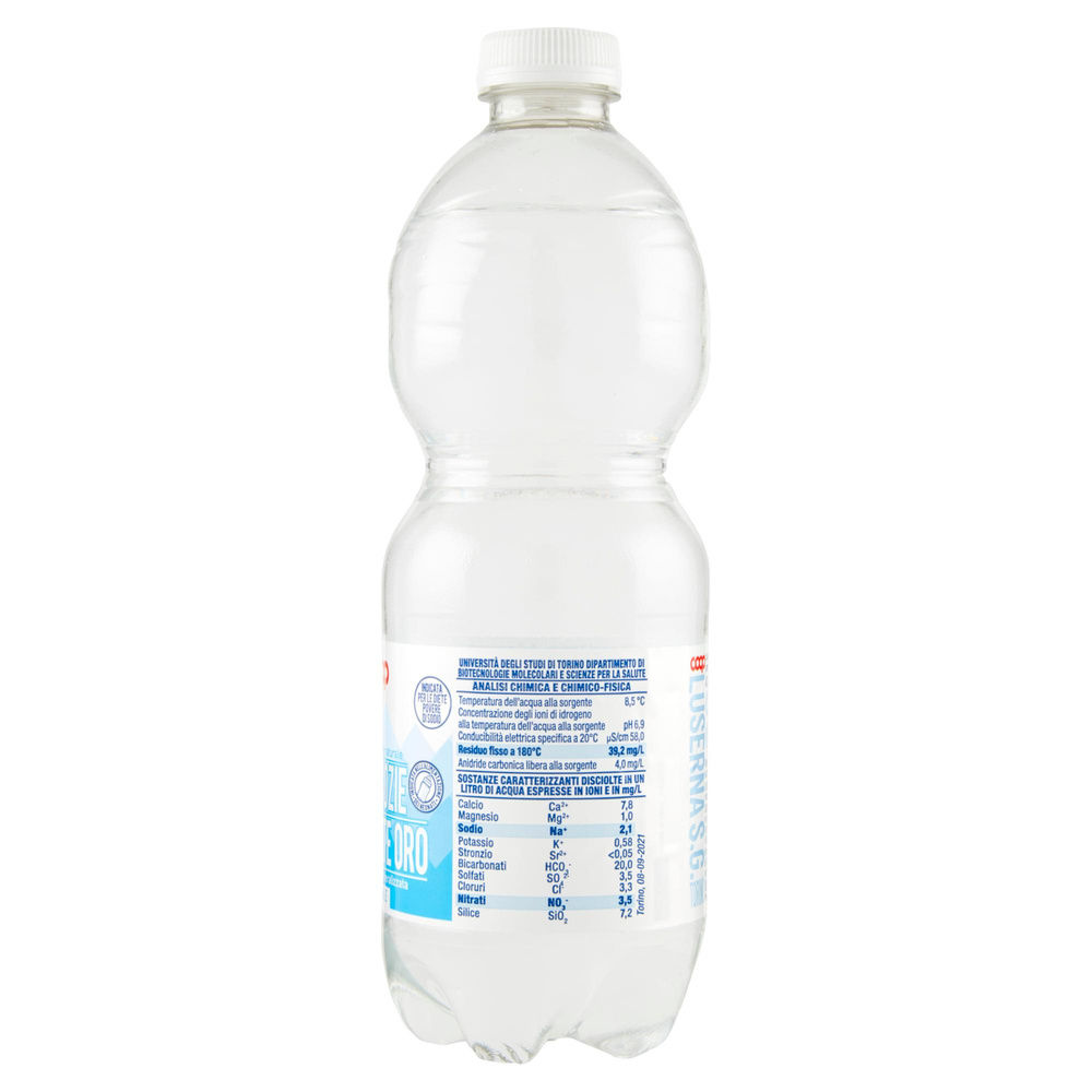 ACQUA MINERALE COOP NATURALE MIN. MINER. FONTE ORO 30% RPET ML 500 - 4