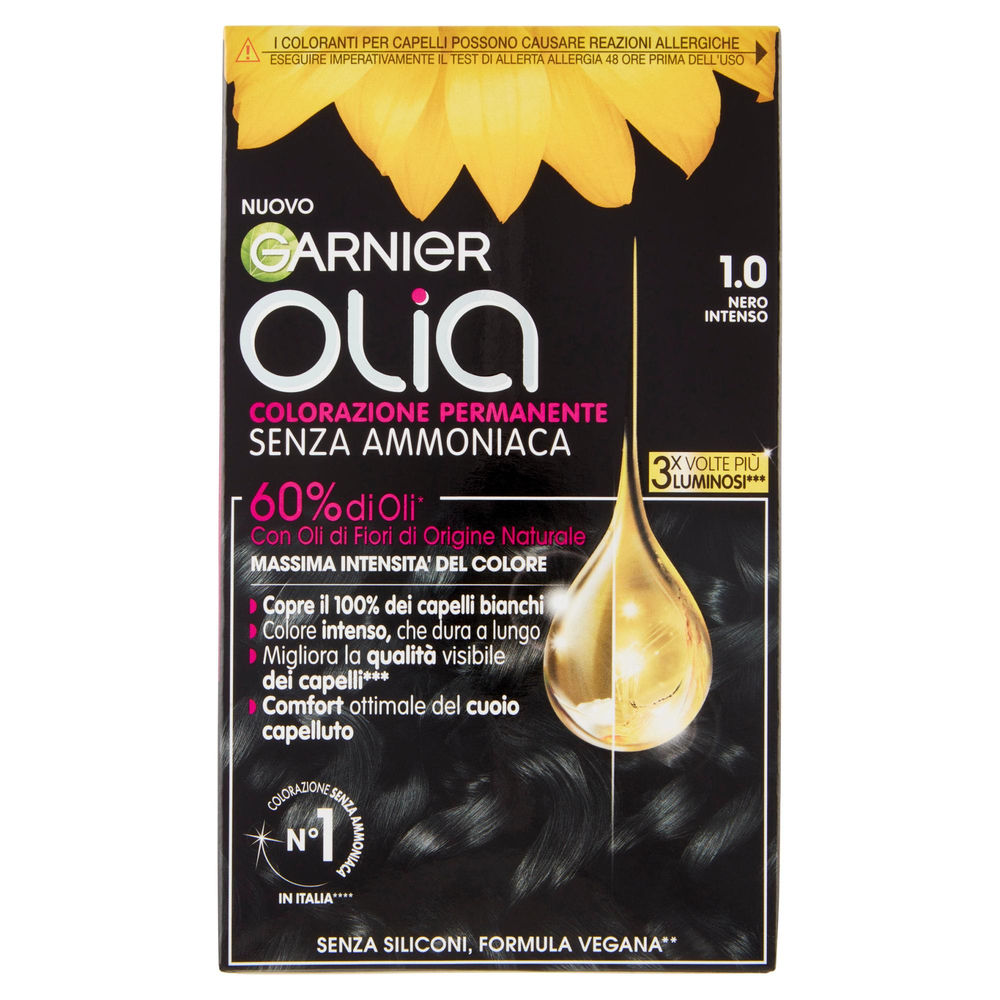 COLORAZIONE GARNIER OLIA IT 10 NIGHT BLACK PZ.1 - 0