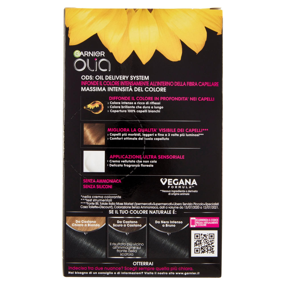 COLORAZIONE GARNIER OLIA IT 10 NIGHT BLACK PZ.1 - 1