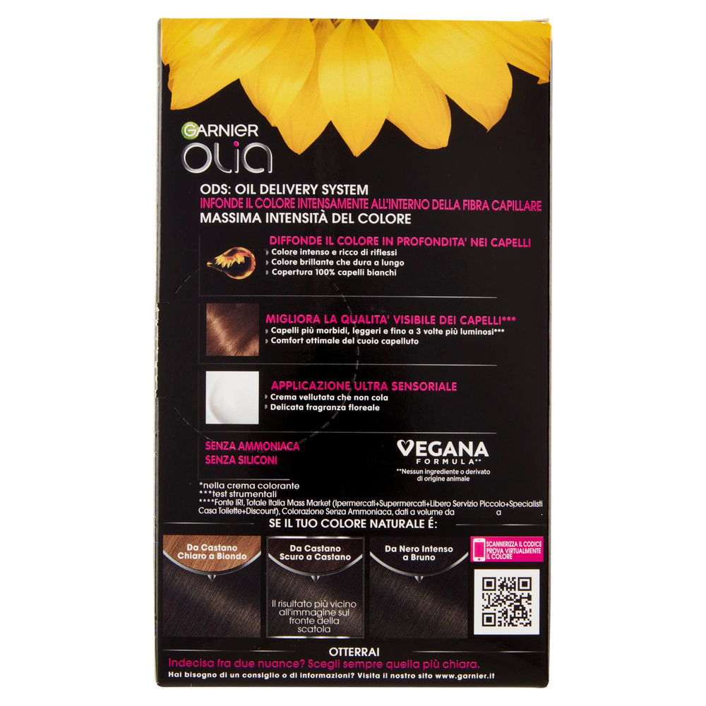 COLORAZIONE GARNIER OLIA IT 30 SOFT BLACK PZ.1 - 1