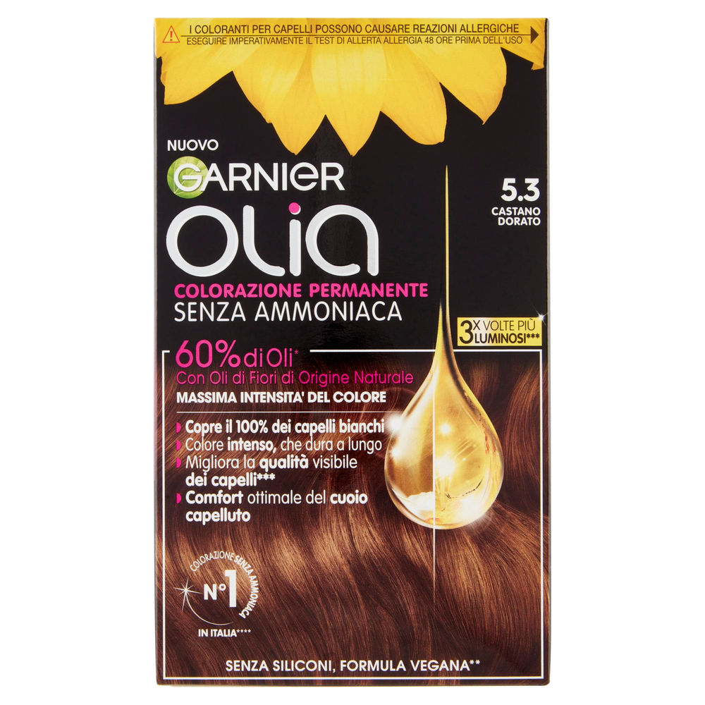 Colorazione garnier olia it 53 golden brown pz.1