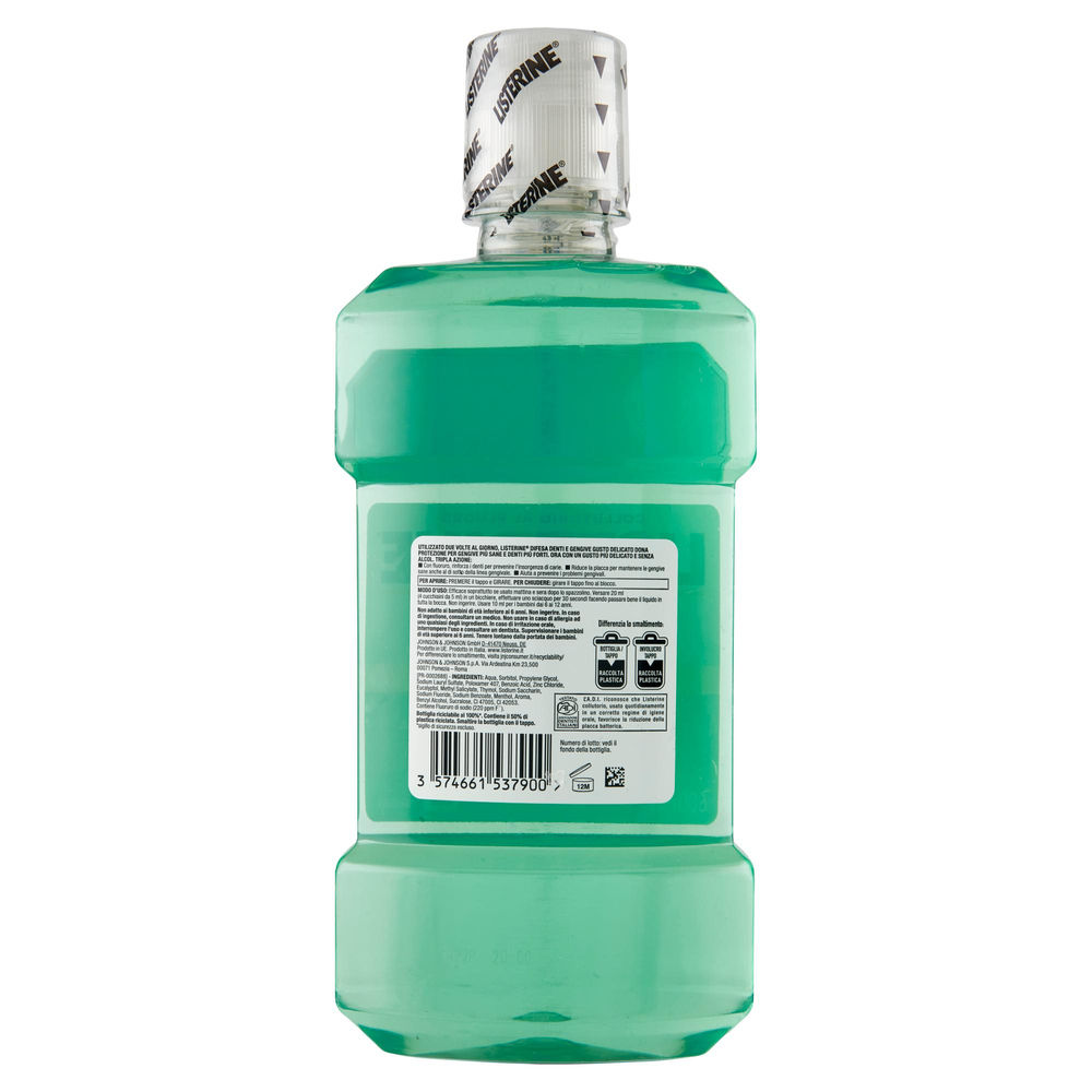 COLLUTORIO LISTERINE DENTI & GENGIVE GUSTO DELICATO ML 500+100GRATIS - 1