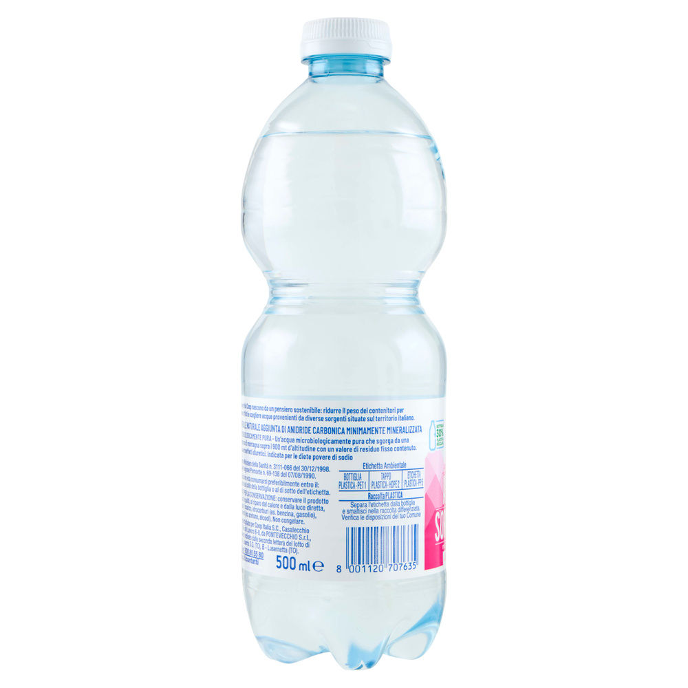 ACQUA LEGGERMENTE FRIZZANTE COOP ORO 30% RPET ML 500 - 7