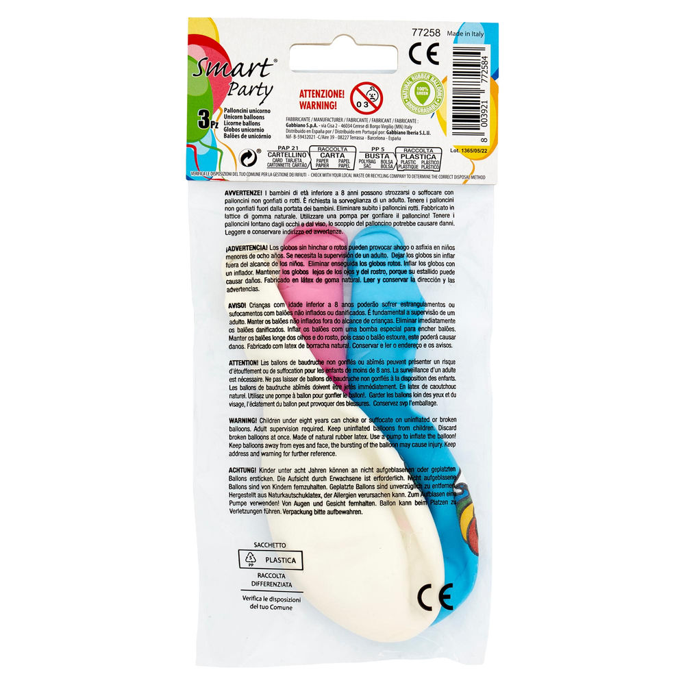 PALLONCINO UNICORNO SMART PZ 3 - 1