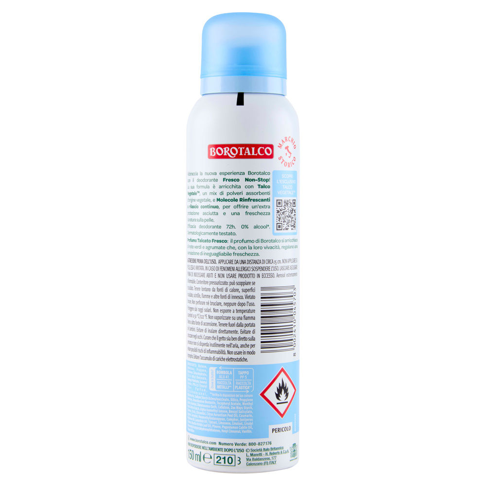 DEODORANTE SPRAY BOROTALCO FRESCO ML 150 - 1