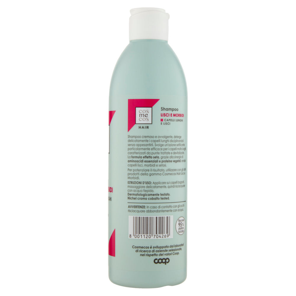 SHAMPOO LISCI E MORBIDI COSMECOS HAIR COOP ML 300 - 2