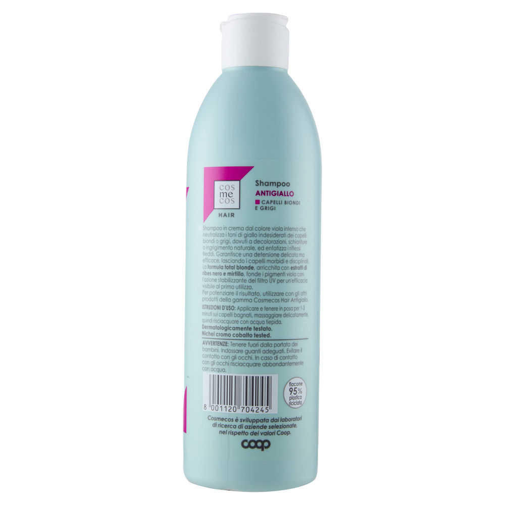 SHAMPOO ANTIGIALLO COSMECOS HAIR COOP ML 300 - 5