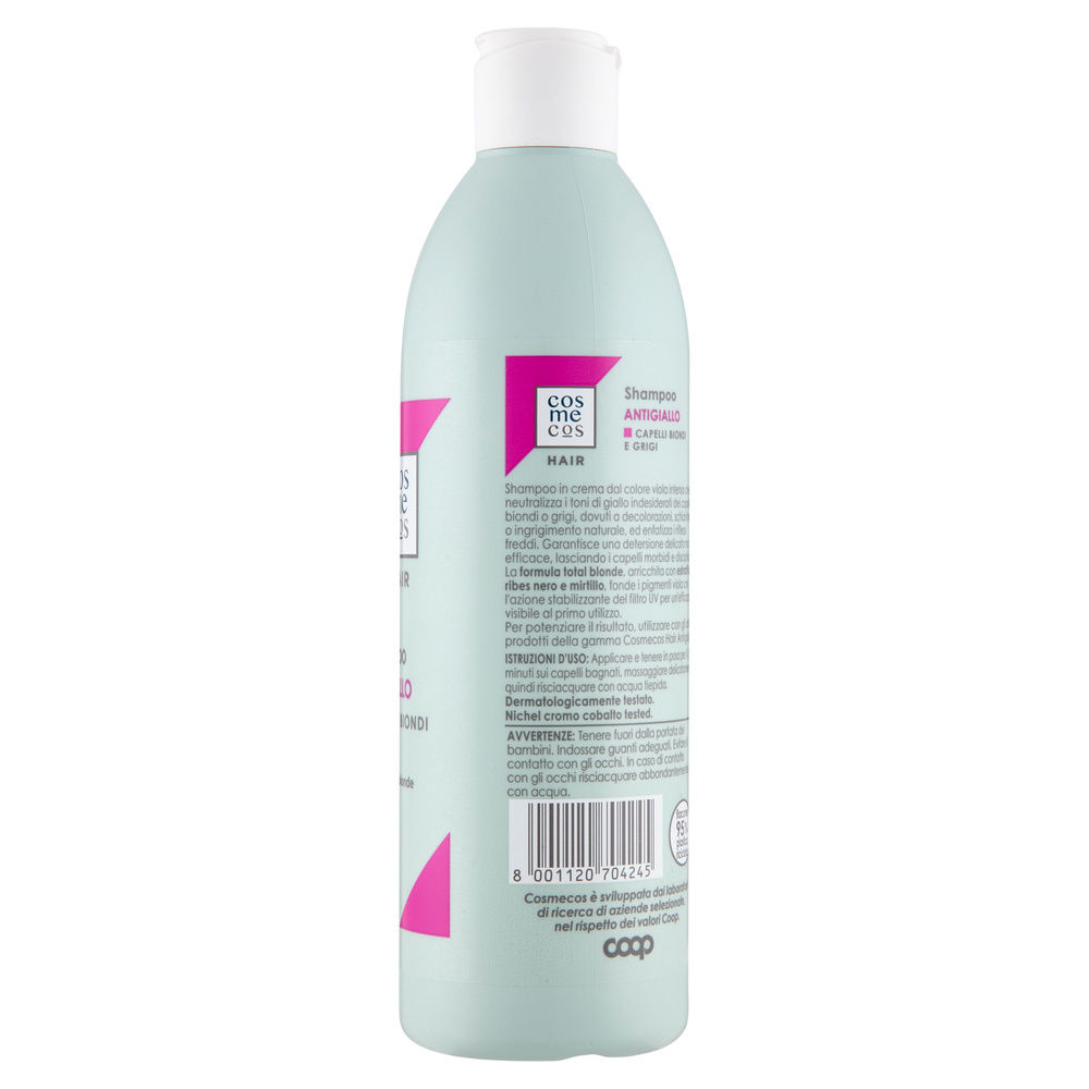 SHAMPOO ANTIGIALLO COSMECOS HAIR COOP ML 300 - 9
