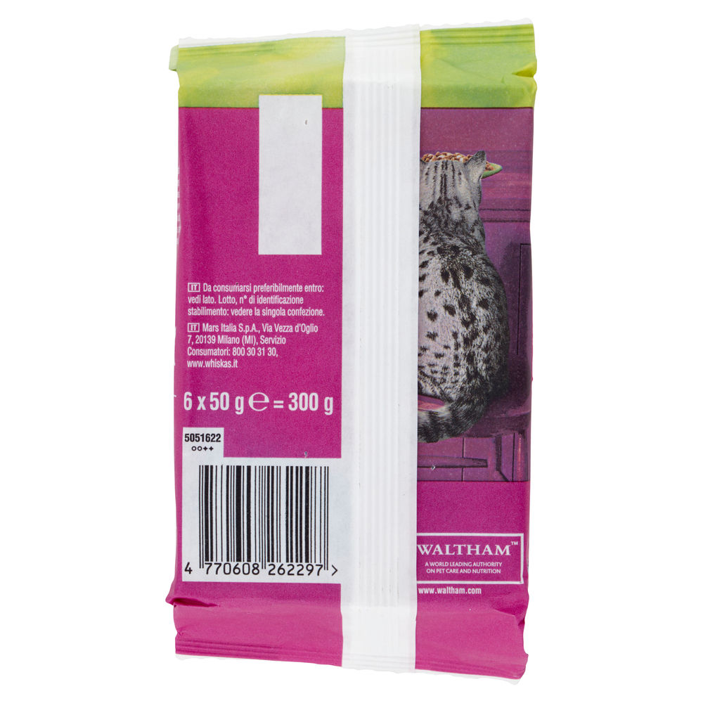 UMIDO GATTO WHISKAS PRANZETTI MARI E MONTI 1+ MULTIPACK G 50 X 6 - 1