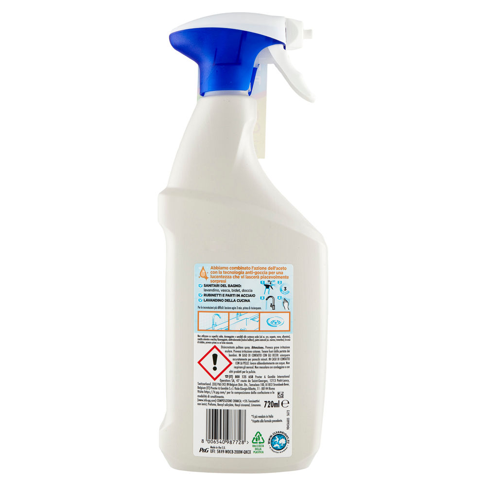 ANTICALCARE VIAKAL ACCIAIO CUCINA SPRAY ML 720 - 1