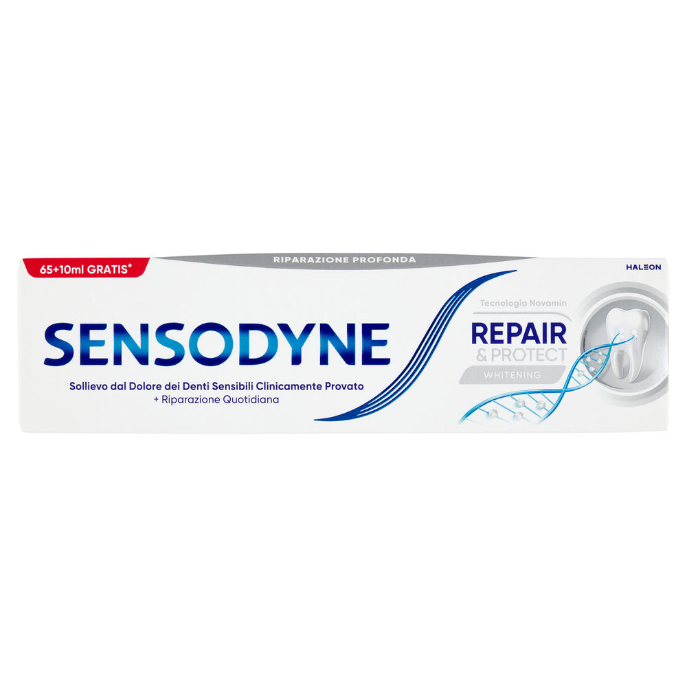 DENTIFRICIO SENSODYNE RIPARA E PROTEGGI WHITENING NUOVA FORMULA ML 65+10OMAGGIO - 0