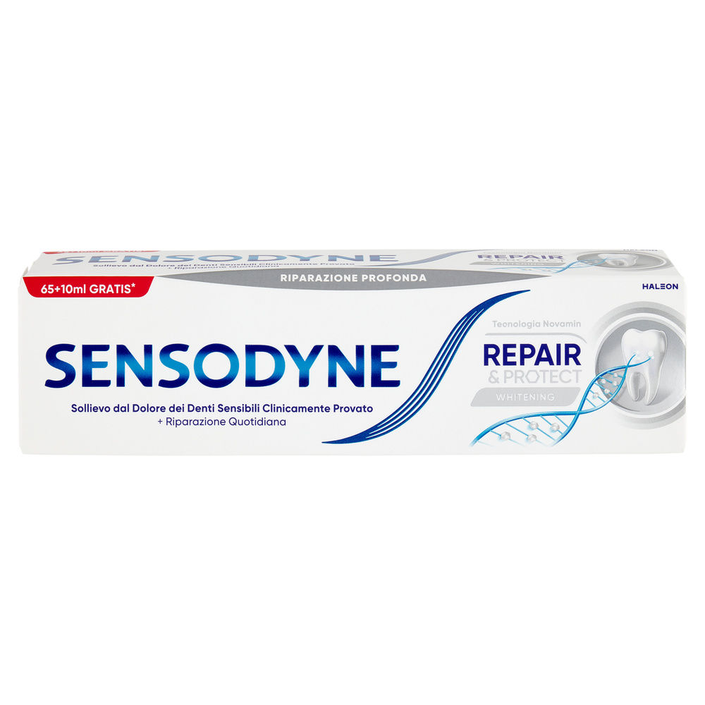 DENTIFRICIO SENSODYNE RIPARA E PROTEGGI WHITENING NUOVA FORMULA ML 65+10OMAGGIO - 2