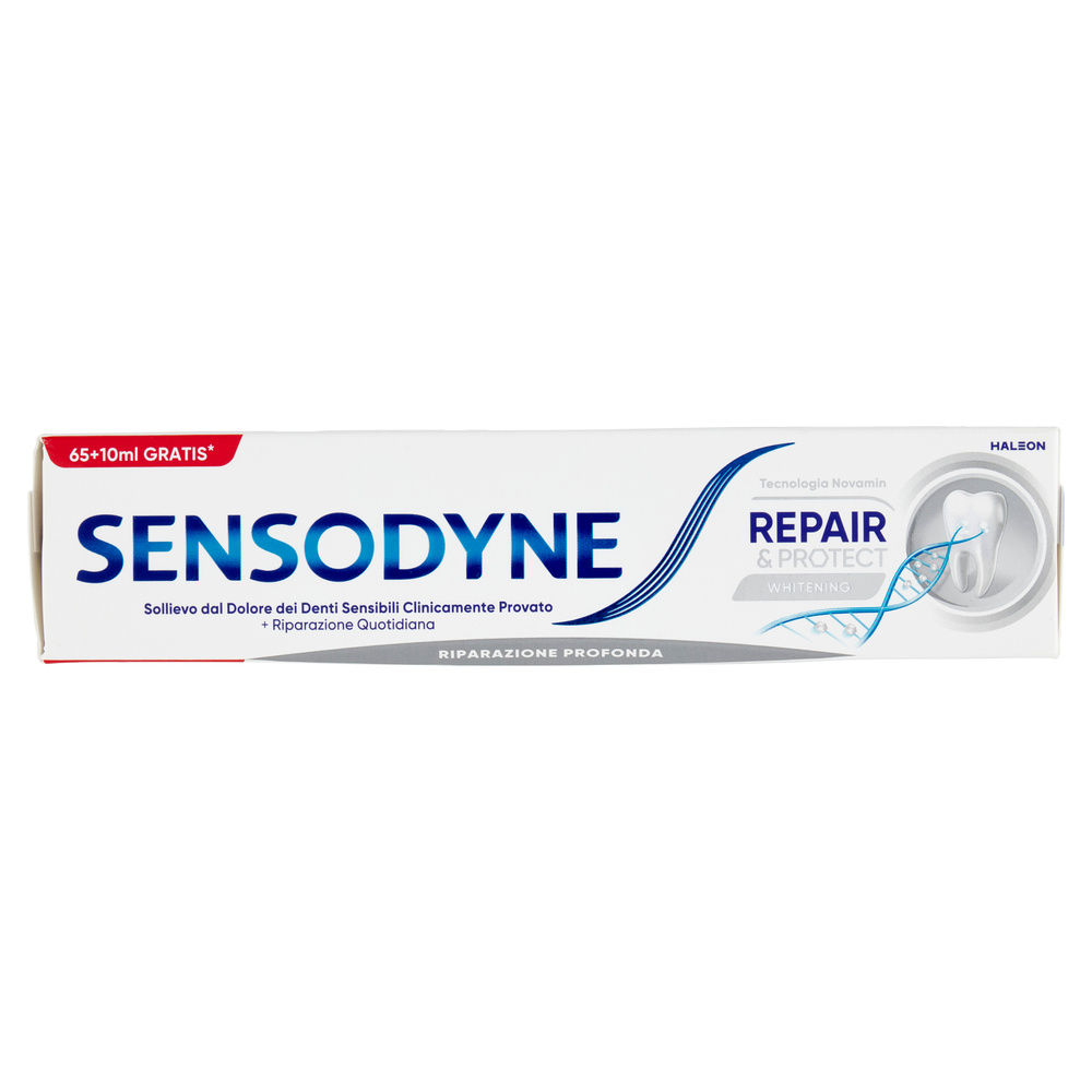 DENTIFRICIO SENSODYNE RIPARA E PROTEGGI WHITENING NUOVA FORMULA ML 65+10OMAGGIO - 4