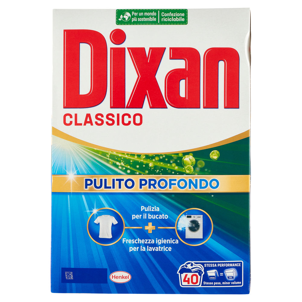 DETERSIVO LAVATRICE DIXAN POLVERE 40 MISURINI KG 2,20 - 0