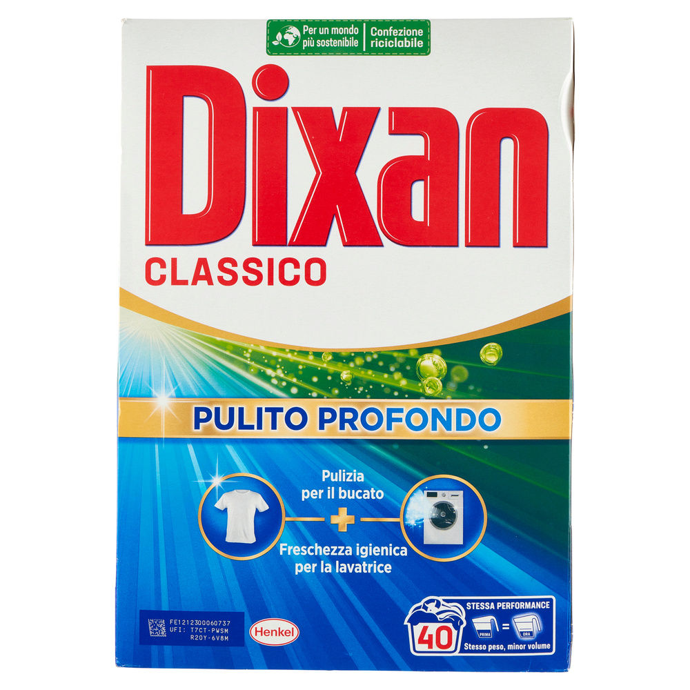 DETERSIVO LAVATRICE DIXAN POLVERE 40 MISURINI KG 2,20 - 5