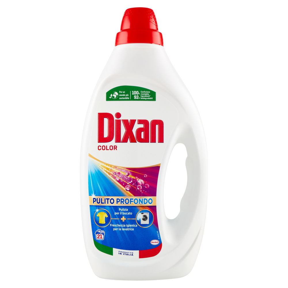 DETERSIVO LAVATRICE DIXAN LIQUIDO COLOR 21 LAVAGGI  L 0,945 - 0