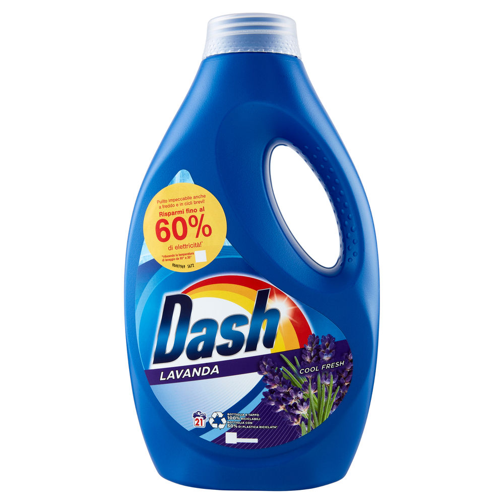 DETERSIVO LAVATRICE DASH LIQUIDO BASE LAVANDA 21LAV L 1,05 - 0