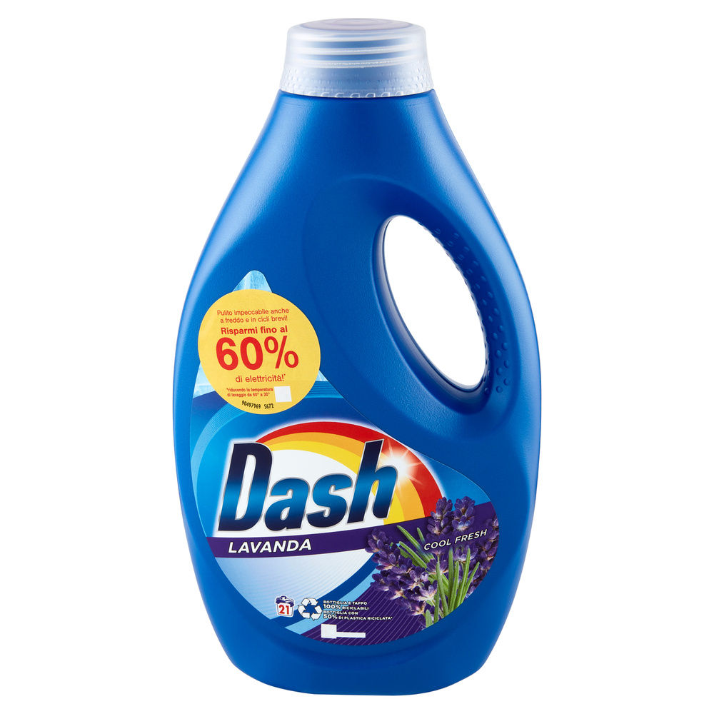 DETERSIVO LAVATRICE DASH LIQUIDO BASE LAVANDA 21LAV L 1,05 - 4