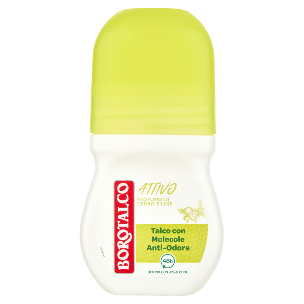 DEODORANTE ROLL-ON BOROTALCO ATTIVO GIALLO ML 50 - 0