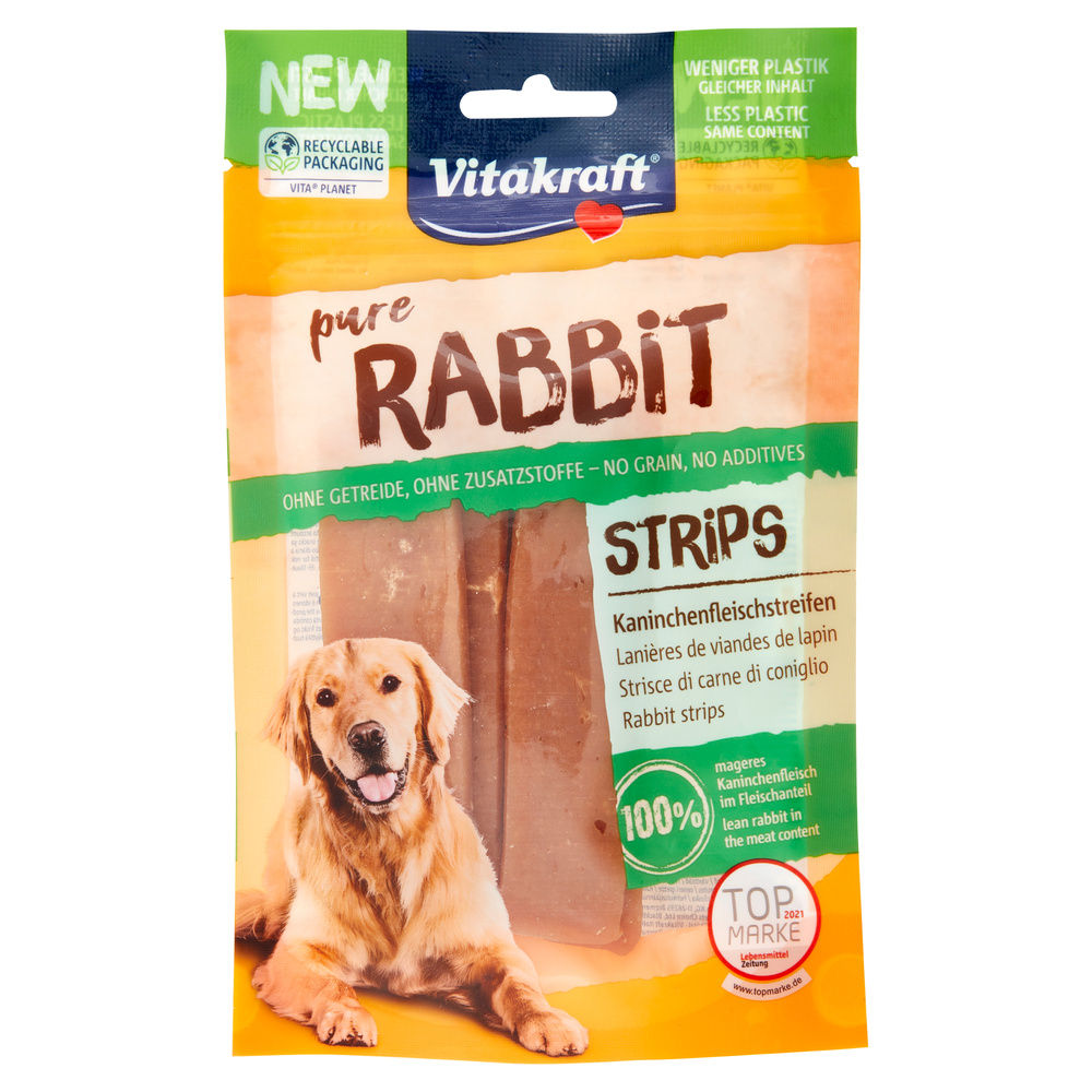 VITAKRAFT RABBIT STRISCE DI CARNE DI CONIGLIO G80 - 2