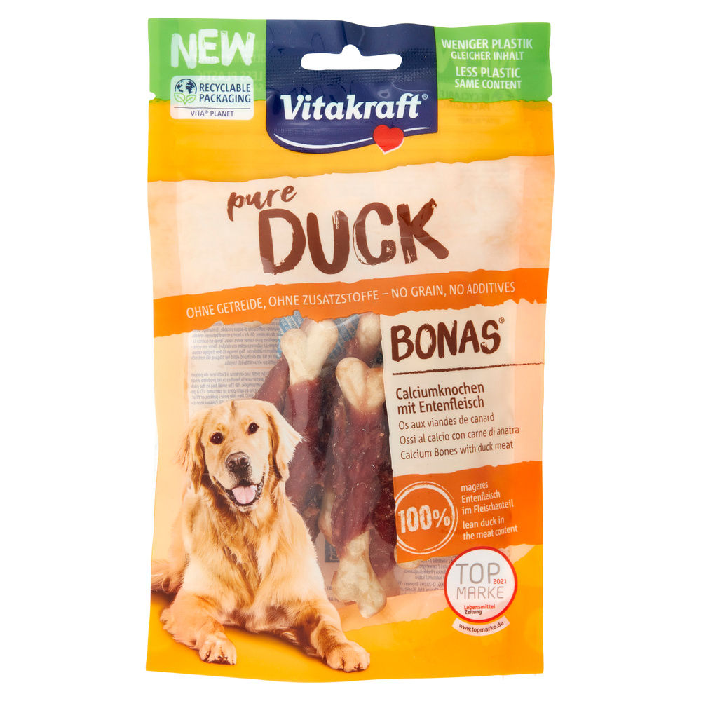 VITAKRAFT DUCK BONAS OSSI AL CALCIO CON ANATRA G80 - 2