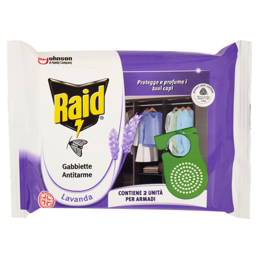 GABBIETTA ANTITARME GEL RAID LAVANDA WOOLCARE PZ.2 - 2