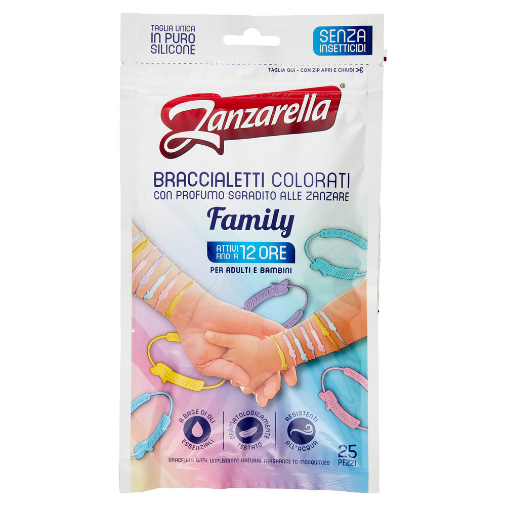 REPULSIVO ZANZARELLA BRACCIALETTI FAMILY PZ 25 - 5
