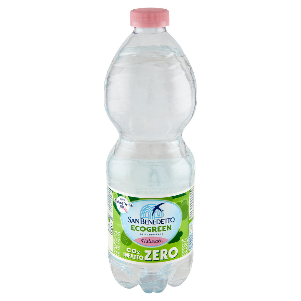 ACQUA MINERALE NATURALE ECOGREEN SAN BENEDETTO PET ML 500 - 2