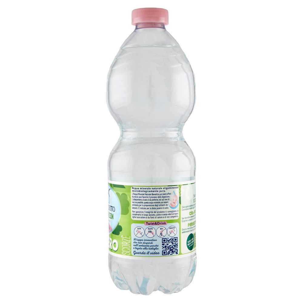 ACQUA MINERALE NATURALE ECOGREEN SAN BENEDETTO PET ML 500 - 4