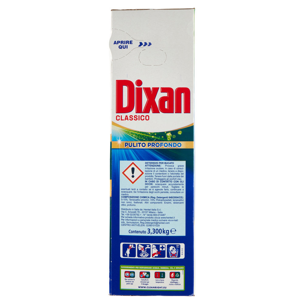 DETERSIVO LAVATRICE DIXAN POLVERE 60 MISURINI KG 3.30 - 3