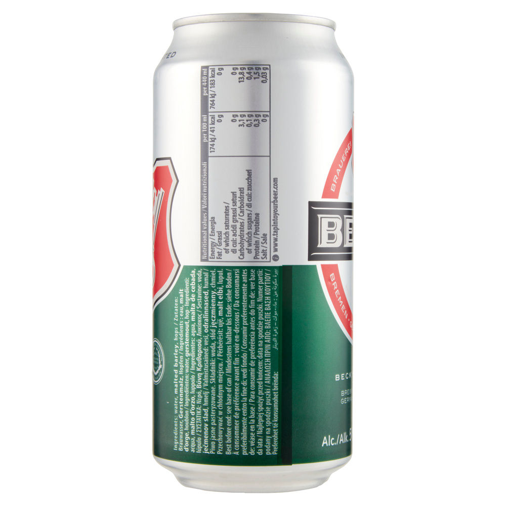 BIRRA BECK'S 5 GRADI LATTINA ML 440 - 7