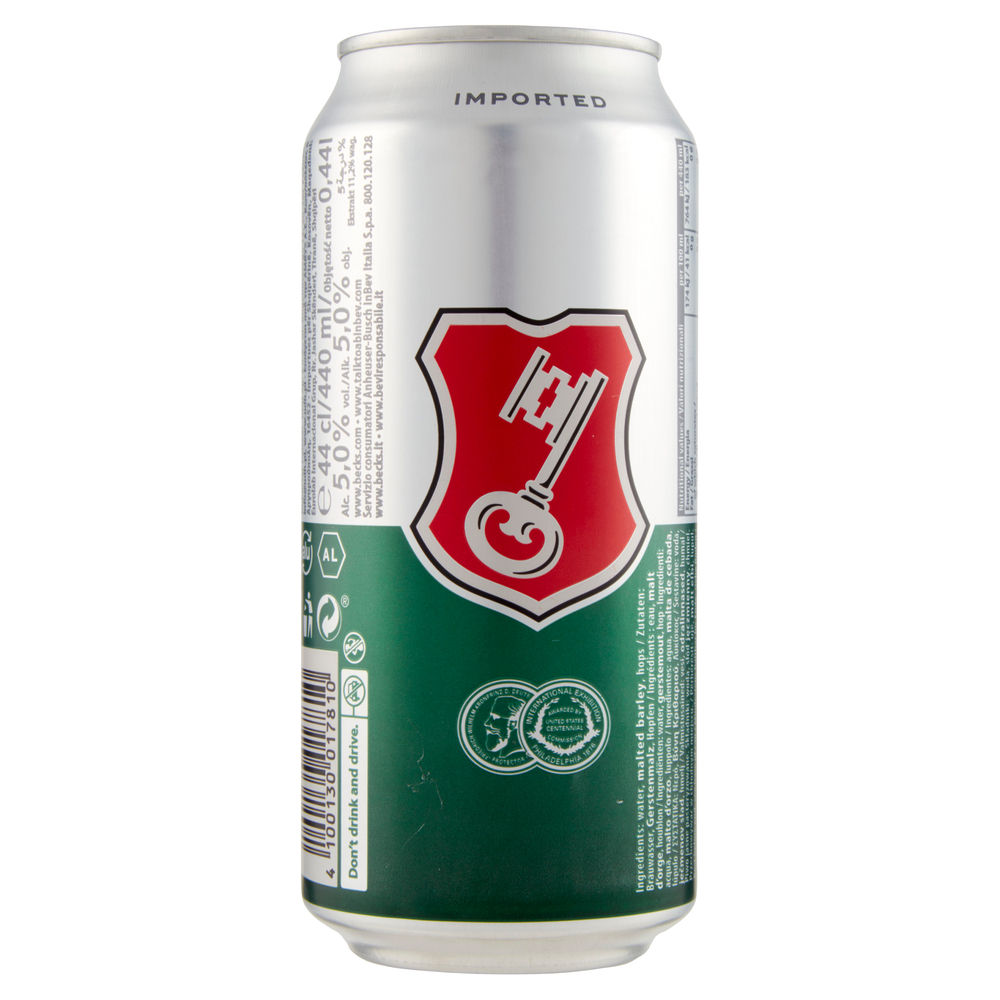 BIRRA BECK'S 5 GRADI LATTINA ML 440 - 1