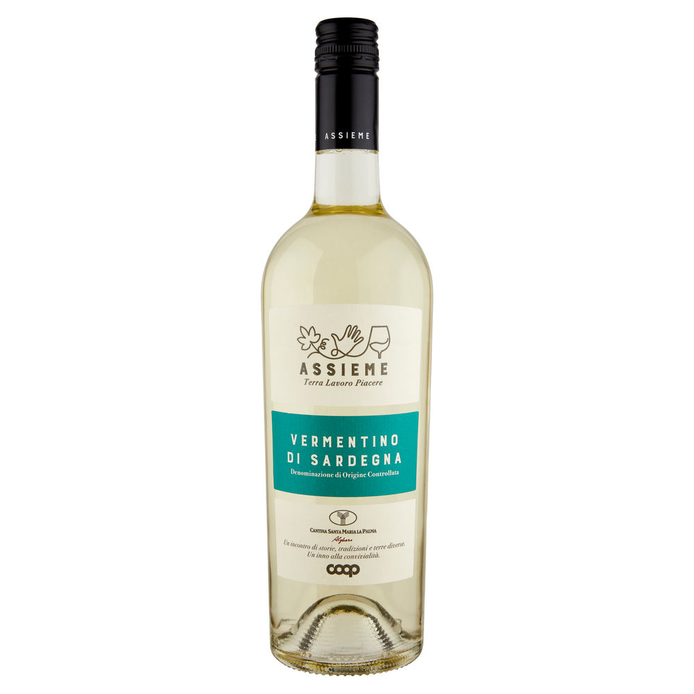 Vermentino di sardegna doc assieme coop ml 750