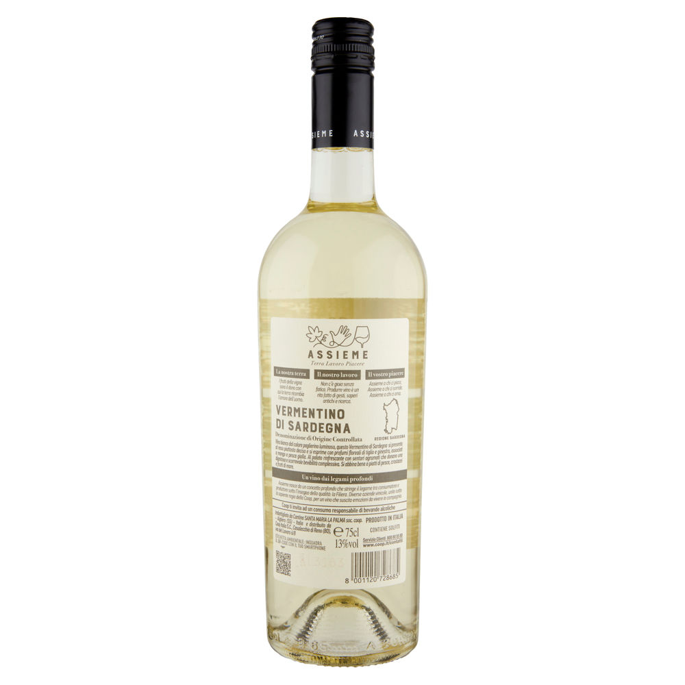 VERMENTINO DI SARDEGNA DOC ASSIEME COOP ML 750 - 1