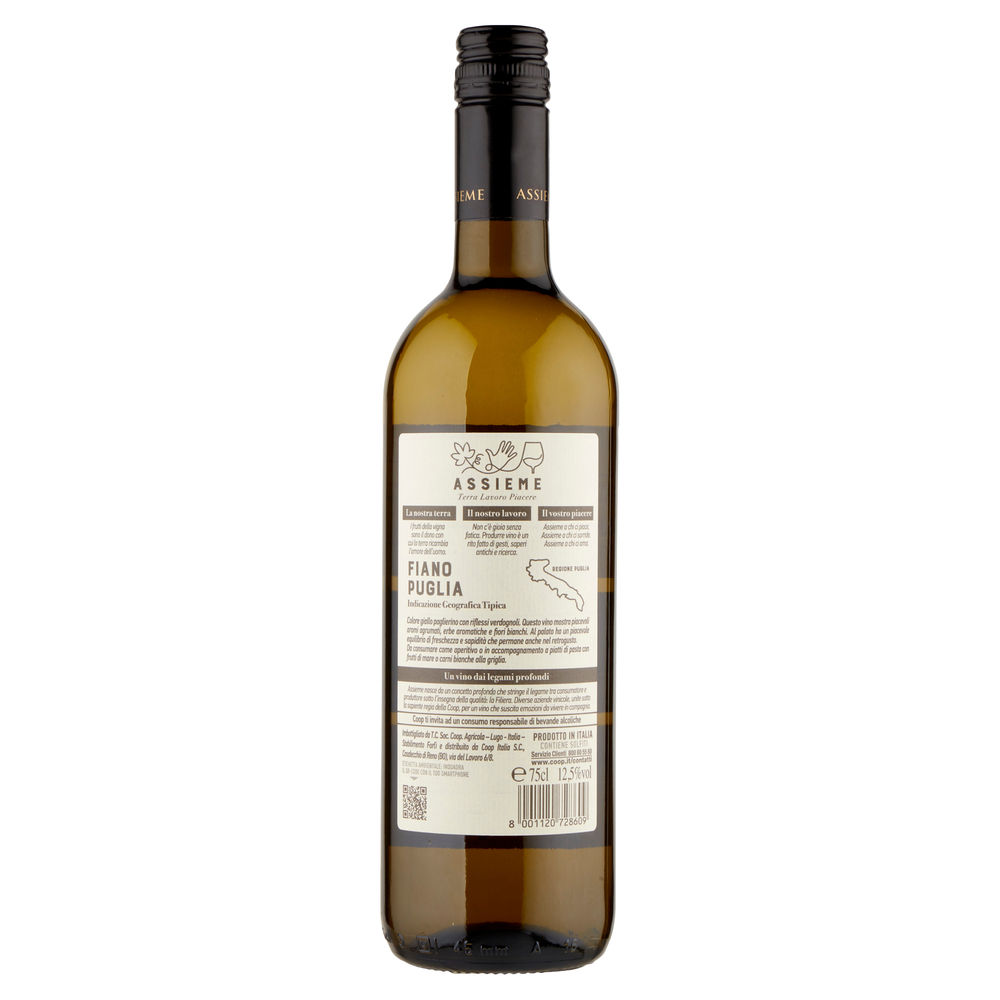 FIANO PUGLIA IGT ASSIEME COOP ML 750 - 3