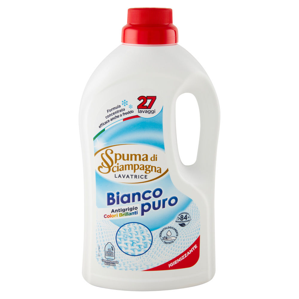 DET LAVATRICE LIQ SPUMA DI SCIAMPAGNA BIANCO PURO 27 LAV L 1,215 - 5