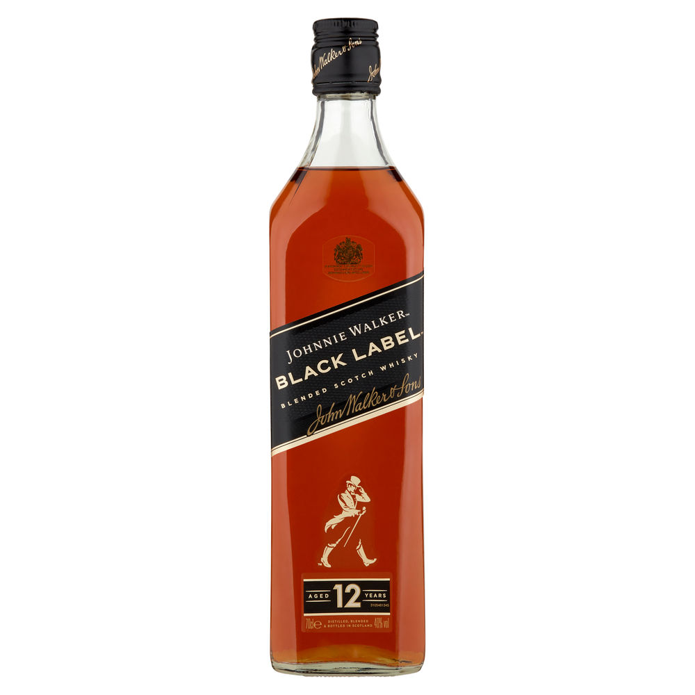 Whisky johnnie walker black label 12 yo 40 gradi ml 700