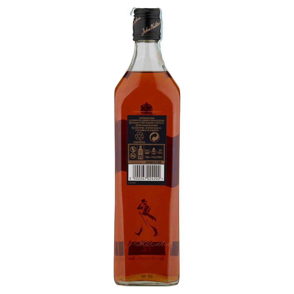 WHISKY JOHNNIE WALKER BLACK LABEL 12 YO 40 GRADI ML 700 - 1