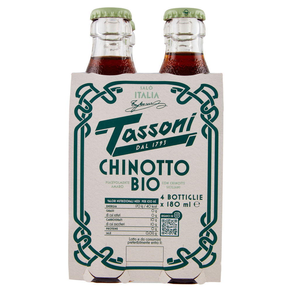 CHINOTTO BIO TASSONI 180MLX4 - 1