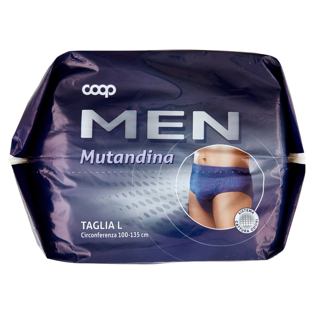 MUTANDINA PER INCONTINENZA UOMO COOP MEN TG.L PZ.8 - 6