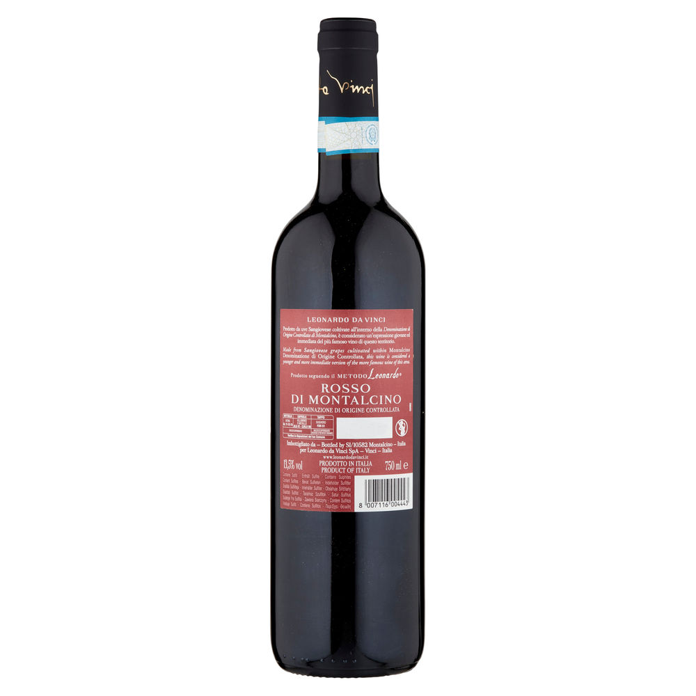 ROSSO DI MONTALCINO DOC LEONARDO DA VINCI ML 750 - 1