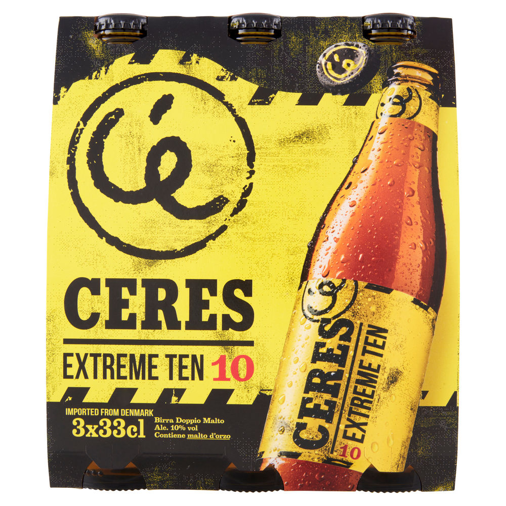 BIRRA CERES EXTREME TEN 10 GRADI CLUSTER ML 330 X 3 - 0