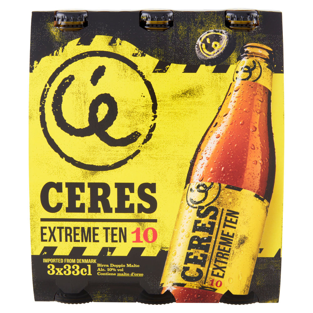 BIRRA CERES EXTREME TEN 10 GRADI CLUSTER ML 330 X 3 - 5