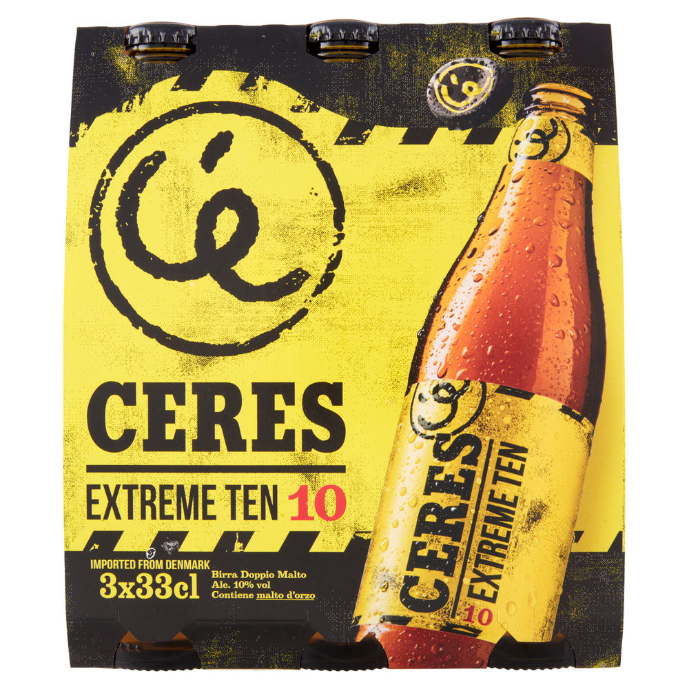 BIRRA CERES EXTREME TEN 10 GRADI CLUSTER ML 330 X 3 - 6